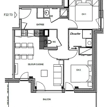 Neuf Aux Saisies - 6 Pers, 52m², 3 Pieces, Grand Balcon, Parking Couvert - Fr-1-293-241